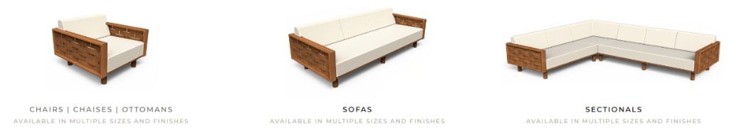 Chairs sofas and sectionals collection
